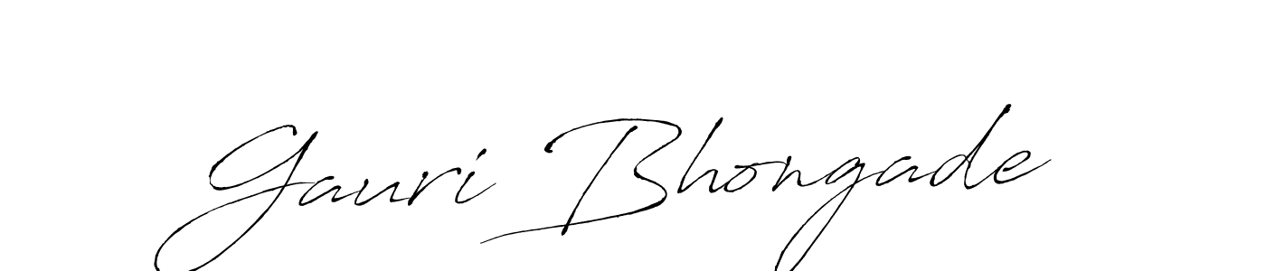 Make a beautiful signature design for name Gauri Bhongade. Use this online signature maker to create a handwritten signature for free. Gauri Bhongade signature style 6 images and pictures png