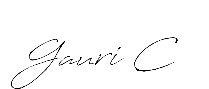 Antro_Vectra is a professional signature style that is perfect for those who want to add a touch of class to their signature. It is also a great choice for those who want to make their signature more unique. Get Gauri C name to fancy signature for free. Gauri C signature style 6 images and pictures png