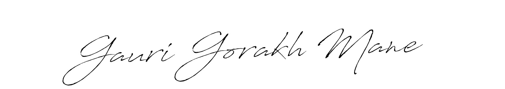 Similarly Antro_Vectra is the best handwritten signature design. Signature creator online .You can use it as an online autograph creator for name Gauri Gorakh Mane. Gauri Gorakh Mane signature style 6 images and pictures png