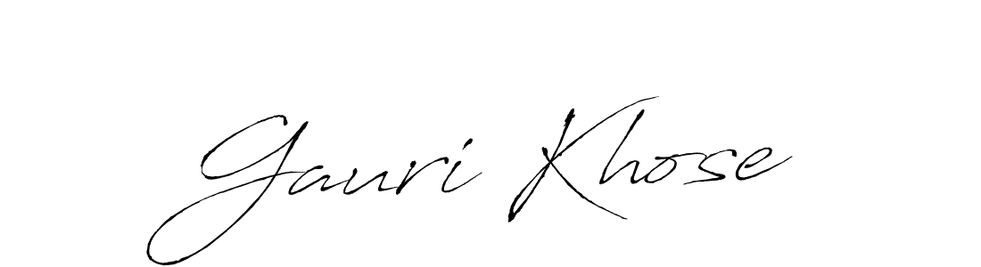 Also You can easily find your signature by using the search form. We will create Gauri Khose name handwritten signature images for you free of cost using Antro_Vectra sign style. Gauri Khose signature style 6 images and pictures png
