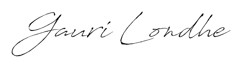 Check out images of Autograph of Gauri Londhe name. Actor Gauri Londhe Signature Style. Antro_Vectra is a professional sign style online. Gauri Londhe signature style 6 images and pictures png