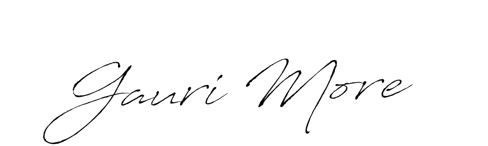 Make a beautiful signature design for name Gauri More. Use this online signature maker to create a handwritten signature for free. Gauri More signature style 6 images and pictures png