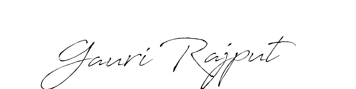 It looks lik you need a new signature style for name Gauri Rajput. Design unique handwritten (Antro_Vectra) signature with our free signature maker in just a few clicks. Gauri Rajput signature style 6 images and pictures png