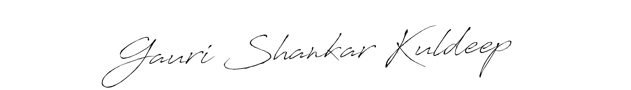 Also we have Gauri Shankar Kuldeep name is the best signature style. Create professional handwritten signature collection using Antro_Vectra autograph style. Gauri Shankar Kuldeep signature style 6 images and pictures png