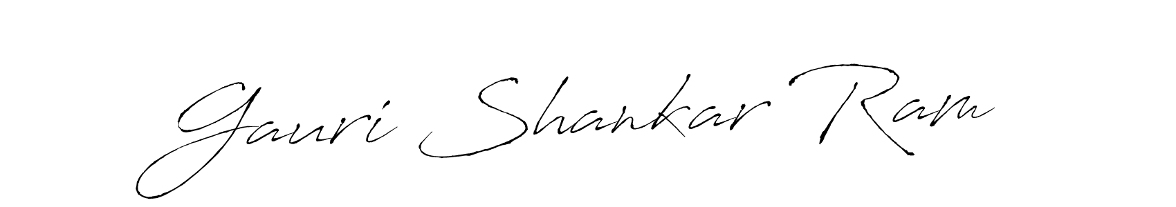 Use a signature maker to create a handwritten signature online. With this signature software, you can design (Antro_Vectra) your own signature for name Gauri Shankar Ram. Gauri Shankar Ram signature style 6 images and pictures png