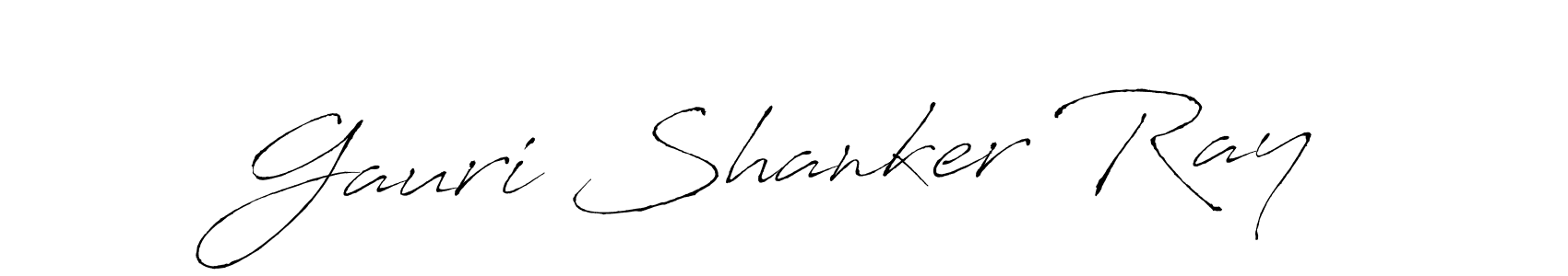 Gauri Shanker Ray stylish signature style. Best Handwritten Sign (Antro_Vectra) for my name. Handwritten Signature Collection Ideas for my name Gauri Shanker Ray. Gauri Shanker Ray signature style 6 images and pictures png