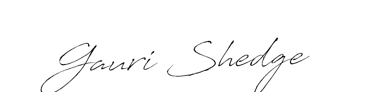 Once you've used our free online signature maker to create your best signature Antro_Vectra style, it's time to enjoy all of the benefits that Gauri Shedge name signing documents. Gauri Shedge signature style 6 images and pictures png