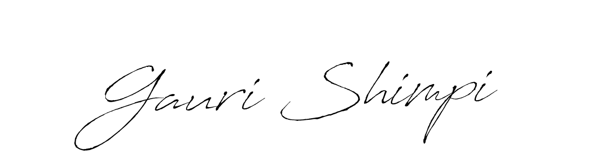 The best way (Antro_Vectra) to make a short signature is to pick only two or three words in your name. The name Gauri Shimpi include a total of six letters. For converting this name. Gauri Shimpi signature style 6 images and pictures png