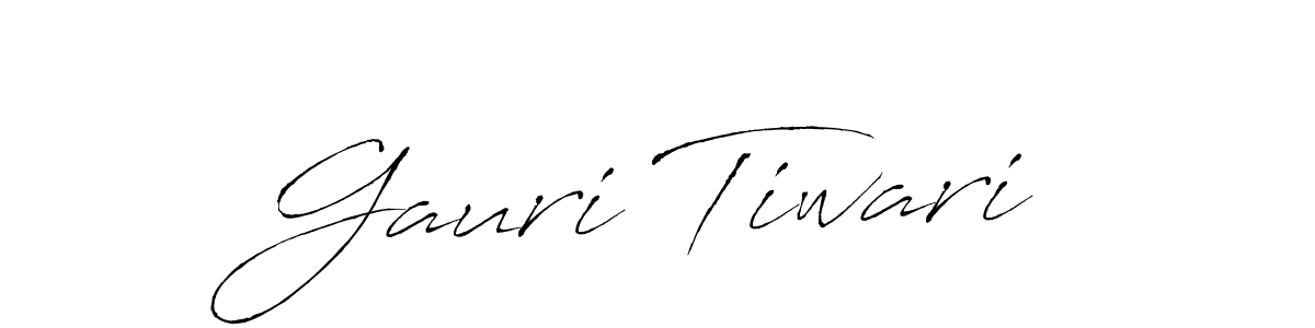 Also we have Gauri Tiwari name is the best signature style. Create professional handwritten signature collection using Antro_Vectra autograph style. Gauri Tiwari signature style 6 images and pictures png