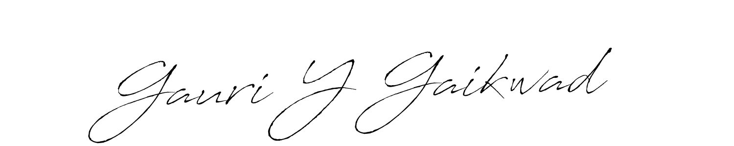 Make a beautiful signature design for name Gauri Y Gaikwad. Use this online signature maker to create a handwritten signature for free. Gauri Y Gaikwad signature style 6 images and pictures png