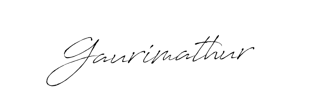 How to make Gaurimathur signature? Antro_Vectra is a professional autograph style. Create handwritten signature for Gaurimathur name. Gaurimathur signature style 6 images and pictures png