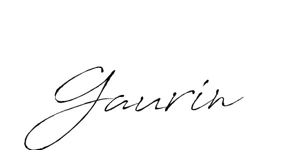 Create a beautiful signature design for name Gaurin. With this signature (Antro_Vectra) fonts, you can make a handwritten signature for free. Gaurin signature style 6 images and pictures png