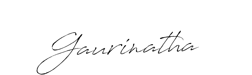 Make a beautiful signature design for name Gaurinatha. With this signature (Antro_Vectra) style, you can create a handwritten signature for free. Gaurinatha signature style 6 images and pictures png