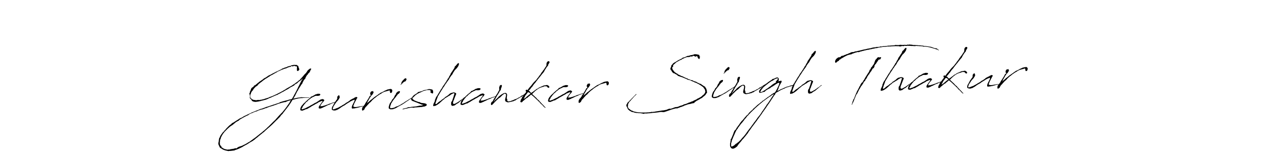 It looks lik you need a new signature style for name Gaurishankar Singh Thakur. Design unique handwritten (Antro_Vectra) signature with our free signature maker in just a few clicks. Gaurishankar Singh Thakur signature style 6 images and pictures png