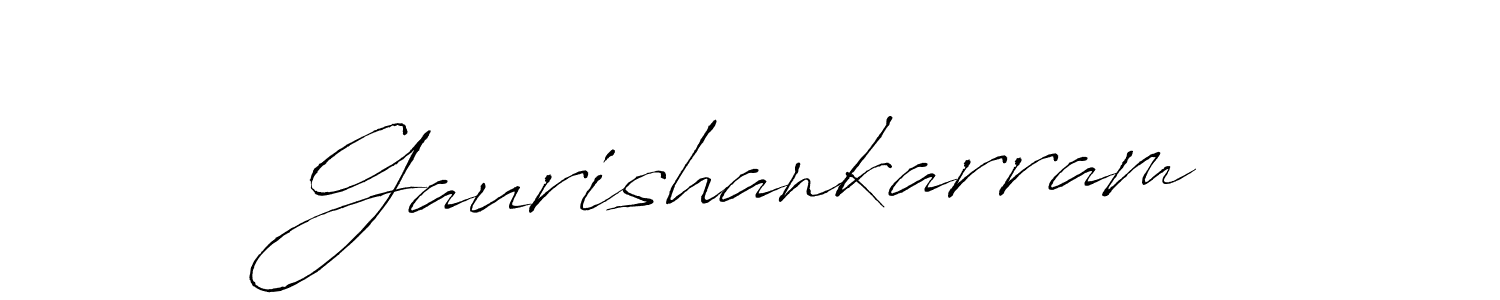 Also You can easily find your signature by using the search form. We will create Gaurishankarram name handwritten signature images for you free of cost using Antro_Vectra sign style. Gaurishankarram signature style 6 images and pictures png