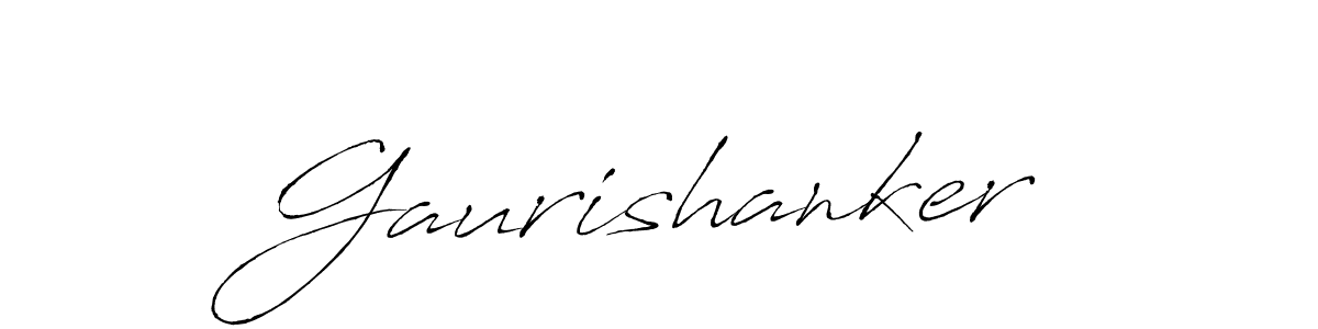 Make a beautiful signature design for name Gaurishanker. With this signature (Antro_Vectra) style, you can create a handwritten signature for free. Gaurishanker signature style 6 images and pictures png