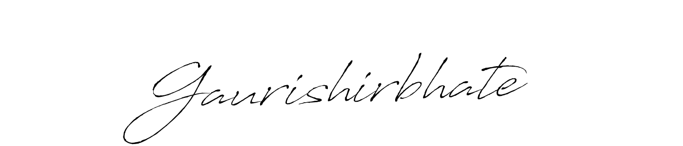 Once you've used our free online signature maker to create your best signature Antro_Vectra style, it's time to enjoy all of the benefits that Gaurishirbhate name signing documents. Gaurishirbhate signature style 6 images and pictures png