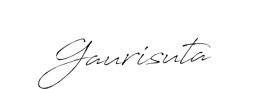 The best way (Antro_Vectra) to make a short signature is to pick only two or three words in your name. The name Gaurisuta include a total of six letters. For converting this name. Gaurisuta signature style 6 images and pictures png