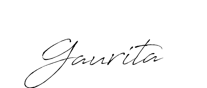 The best way (Antro_Vectra) to make a short signature is to pick only two or three words in your name. The name Gaurita include a total of six letters. For converting this name. Gaurita signature style 6 images and pictures png