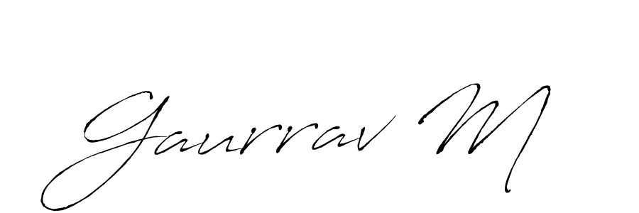 You should practise on your own different ways (Antro_Vectra) to write your name (Gaurrav M) in signature. don't let someone else do it for you. Gaurrav M signature style 6 images and pictures png