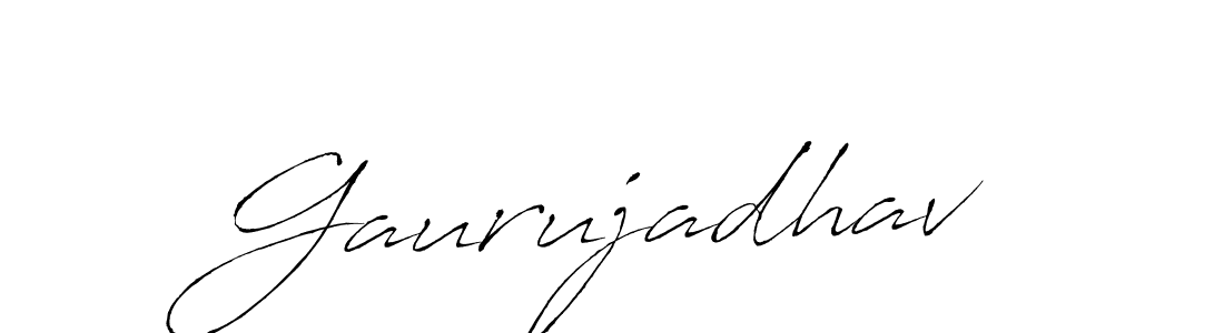 Use a signature maker to create a handwritten signature online. With this signature software, you can design (Antro_Vectra) your own signature for name Gaurujadhav. Gaurujadhav signature style 6 images and pictures png