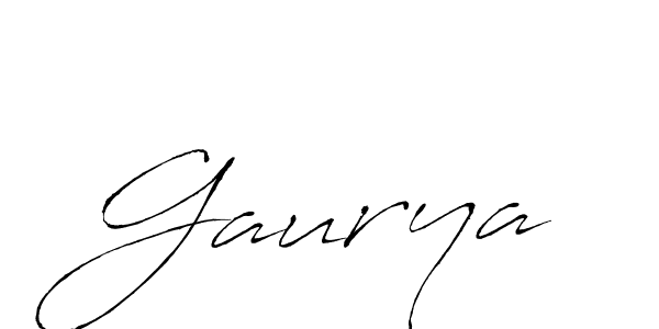 Gaurya stylish signature style. Best Handwritten Sign (Antro_Vectra) for my name. Handwritten Signature Collection Ideas for my name Gaurya. Gaurya signature style 6 images and pictures png