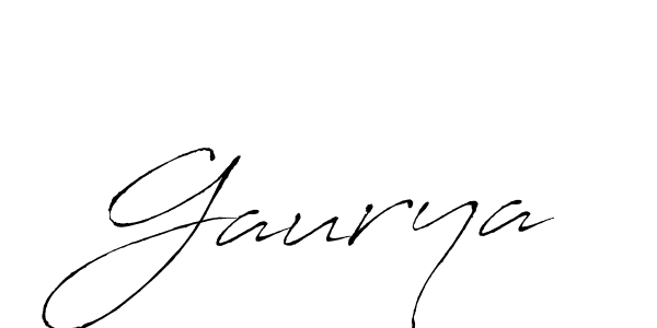 Gaurya stylish signature style. Best Handwritten Sign (Antro_Vectra) for my name. Handwritten Signature Collection Ideas for my name Gaurya. Gaurya signature style 6 images and pictures png