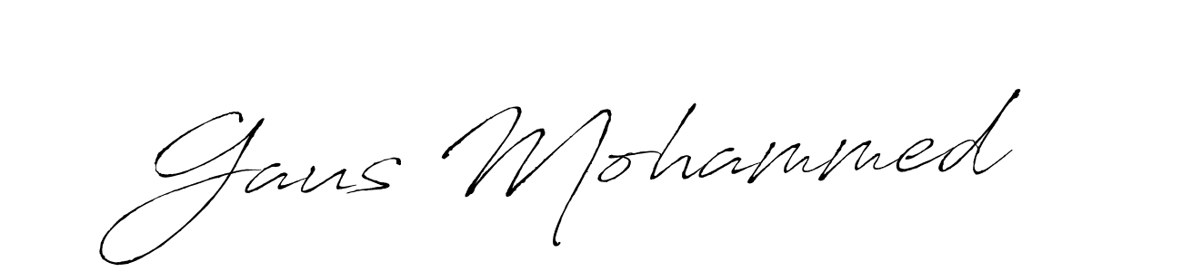 Use a signature maker to create a handwritten signature online. With this signature software, you can design (Antro_Vectra) your own signature for name Gaus Mohammed. Gaus Mohammed signature style 6 images and pictures png