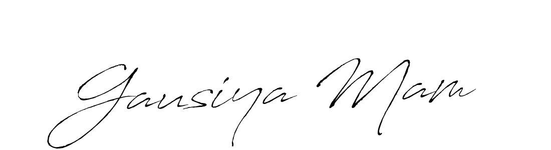The best way (Antro_Vectra) to make a short signature is to pick only two or three words in your name. The name Gausiya Mam include a total of six letters. For converting this name. Gausiya Mam signature style 6 images and pictures png
