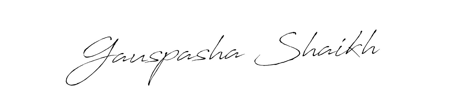 It looks lik you need a new signature style for name Gauspasha Shaikh. Design unique handwritten (Antro_Vectra) signature with our free signature maker in just a few clicks. Gauspasha Shaikh signature style 6 images and pictures png