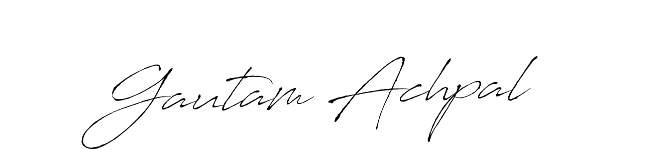 Here are the top 10 professional signature styles for the name Gautam Achpal. These are the best autograph styles you can use for your name. Gautam Achpal signature style 6 images and pictures png