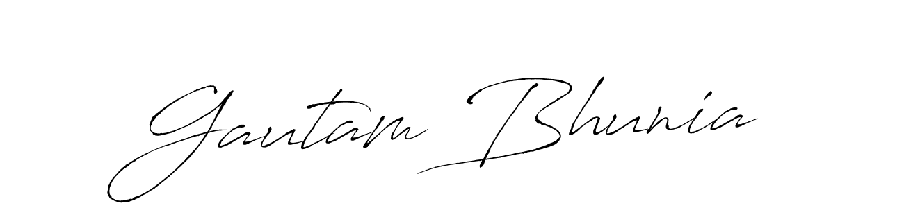 Also we have Gautam Bhunia name is the best signature style. Create professional handwritten signature collection using Antro_Vectra autograph style. Gautam Bhunia signature style 6 images and pictures png