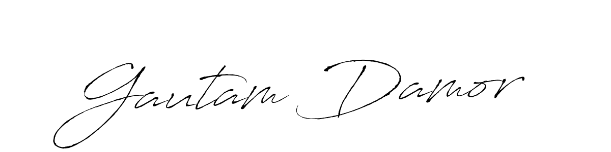 You can use this online signature creator to create a handwritten signature for the name Gautam Damor. This is the best online autograph maker. Gautam Damor signature style 6 images and pictures png