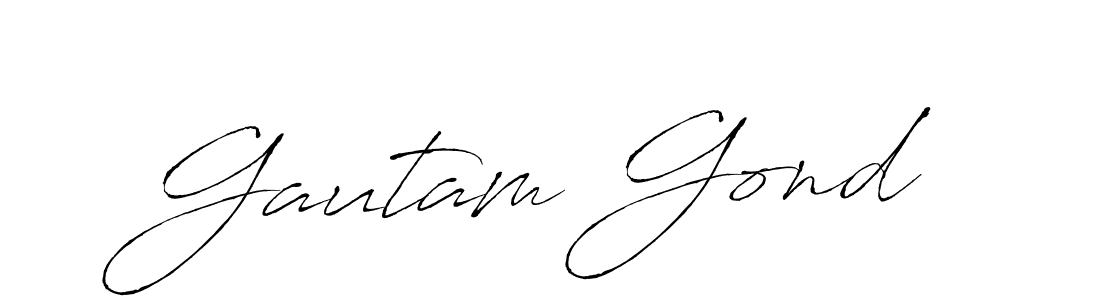 Make a short Gautam Gond signature style. Manage your documents anywhere anytime using Antro_Vectra. Create and add eSignatures, submit forms, share and send files easily. Gautam Gond signature style 6 images and pictures png