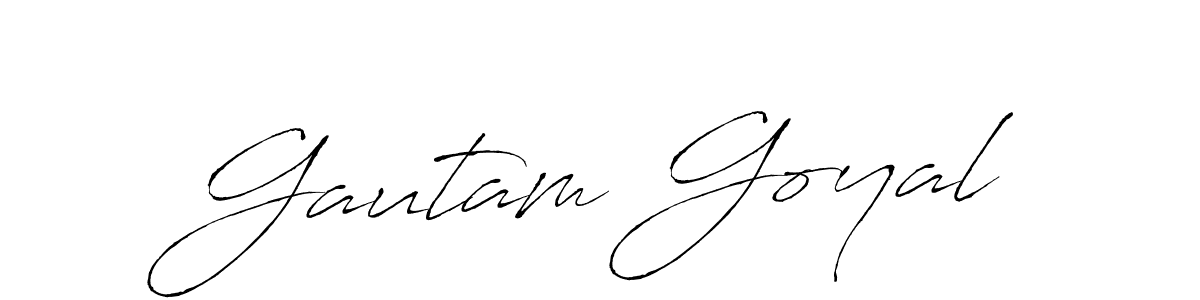 The best way (Antro_Vectra) to make a short signature is to pick only two or three words in your name. The name Gautam Goyal include a total of six letters. For converting this name. Gautam Goyal signature style 6 images and pictures png