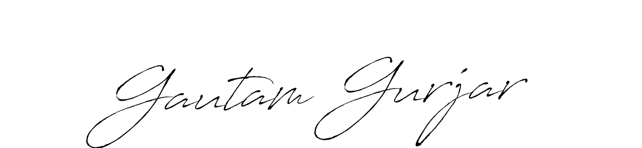 Also we have Gautam Gurjar name is the best signature style. Create professional handwritten signature collection using Antro_Vectra autograph style. Gautam Gurjar signature style 6 images and pictures png