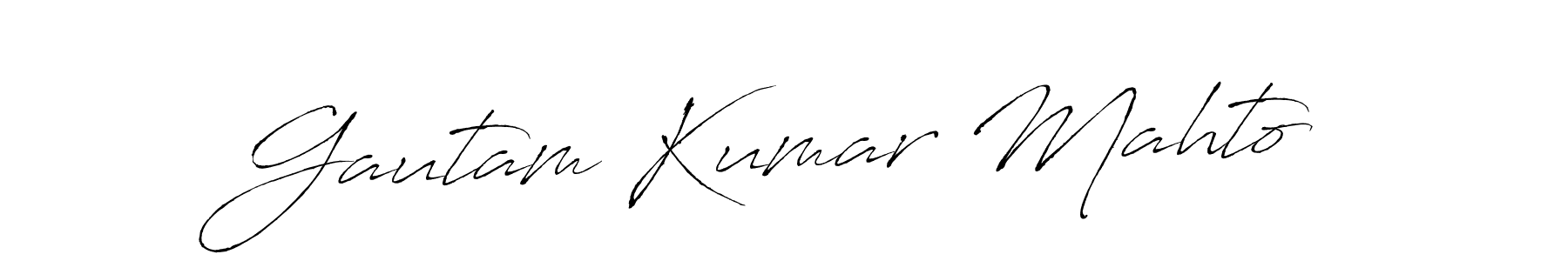 Use a signature maker to create a handwritten signature online. With this signature software, you can design (Antro_Vectra) your own signature for name Gautam Kumar Mahto. Gautam Kumar Mahto signature style 6 images and pictures png