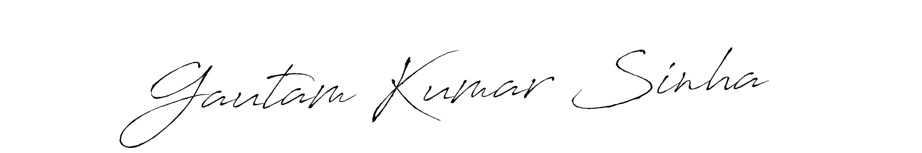 This is the best signature style for the Gautam Kumar Sinha name. Also you like these signature font (Antro_Vectra). Mix name signature. Gautam Kumar Sinha signature style 6 images and pictures png