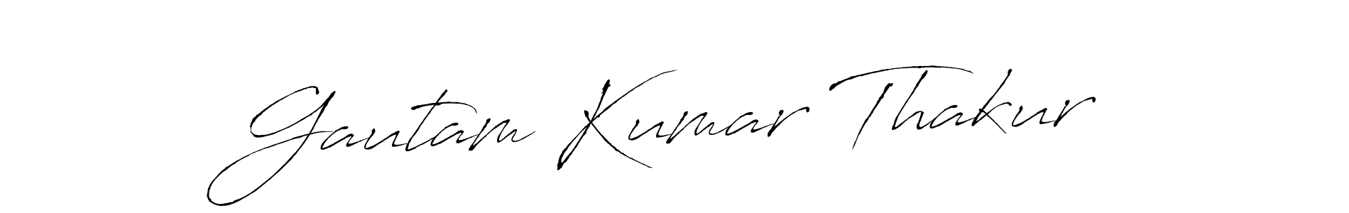 It looks lik you need a new signature style for name Gautam Kumar Thakur. Design unique handwritten (Antro_Vectra) signature with our free signature maker in just a few clicks. Gautam Kumar Thakur signature style 6 images and pictures png