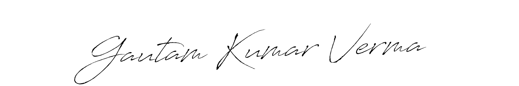 Similarly Antro_Vectra is the best handwritten signature design. Signature creator online .You can use it as an online autograph creator for name Gautam Kumar Verma. Gautam Kumar Verma signature style 6 images and pictures png