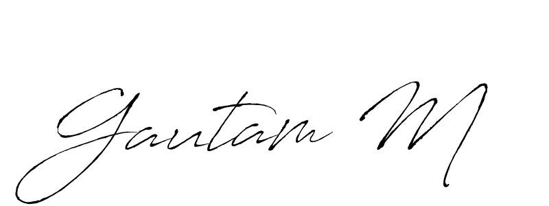 See photos of Gautam M official signature by Spectra . Check more albums & portfolios. Read reviews & check more about Antro_Vectra font. Gautam M signature style 6 images and pictures png