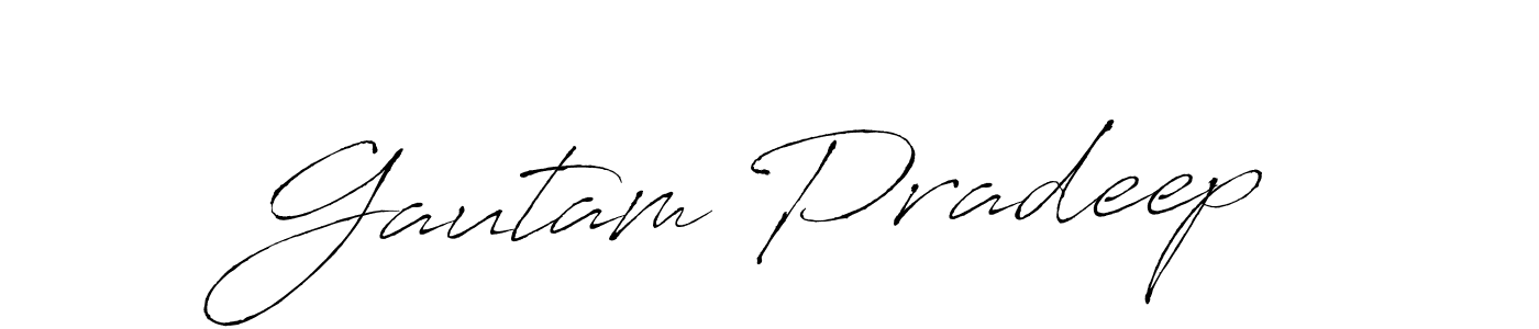 How to Draw Gautam Pradeep signature style? Antro_Vectra is a latest design signature styles for name Gautam Pradeep. Gautam Pradeep signature style 6 images and pictures png