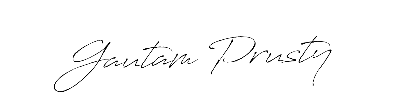 Similarly Antro_Vectra is the best handwritten signature design. Signature creator online .You can use it as an online autograph creator for name Gautam Prusty. Gautam Prusty signature style 6 images and pictures png
