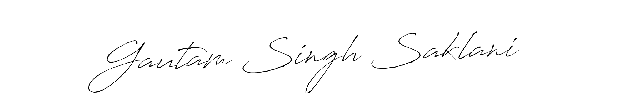 Gautam Singh Saklani stylish signature style. Best Handwritten Sign (Antro_Vectra) for my name. Handwritten Signature Collection Ideas for my name Gautam Singh Saklani. Gautam Singh Saklani signature style 6 images and pictures png