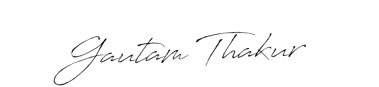 Also we have Gautam Thakur name is the best signature style. Create professional handwritten signature collection using Antro_Vectra autograph style. Gautam Thakur signature style 6 images and pictures png