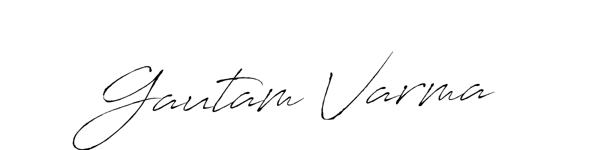 The best way (Antro_Vectra) to make a short signature is to pick only two or three words in your name. The name Gautam Varma include a total of six letters. For converting this name. Gautam Varma signature style 6 images and pictures png