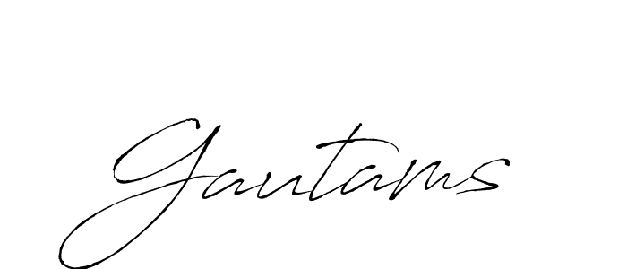 Make a short Gautams signature style. Manage your documents anywhere anytime using Antro_Vectra. Create and add eSignatures, submit forms, share and send files easily. Gautams signature style 6 images and pictures png