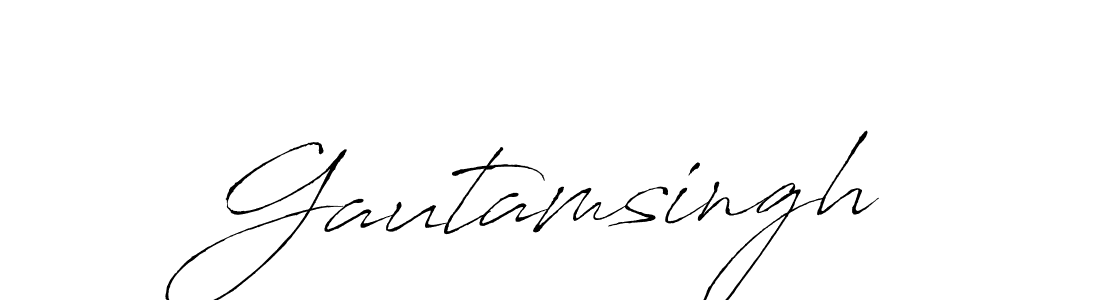 Similarly Antro_Vectra is the best handwritten signature design. Signature creator online .You can use it as an online autograph creator for name Gautamsingh. Gautamsingh signature style 6 images and pictures png