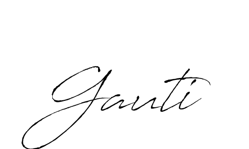 Best and Professional Signature Style for Gauti. Antro_Vectra Best Signature Style Collection. Gauti signature style 6 images and pictures png