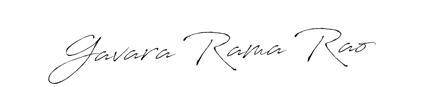 Make a beautiful signature design for name Gavara Rama Rao. With this signature (Antro_Vectra) style, you can create a handwritten signature for free. Gavara Rama Rao signature style 6 images and pictures png